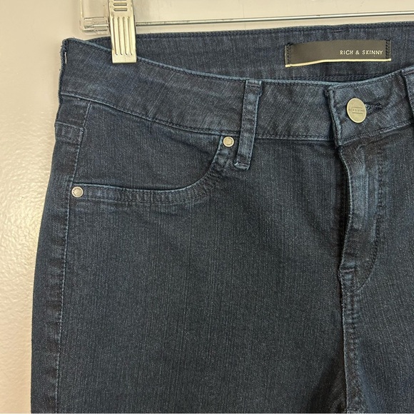 Rich & Skinny Marilyn Skinny Fit Denim Jeans in Carly Blue  Size 29 - Picture 3 of 11
